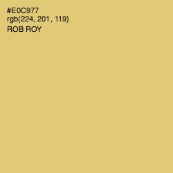 #E0C977 - Rob Roy Color Image